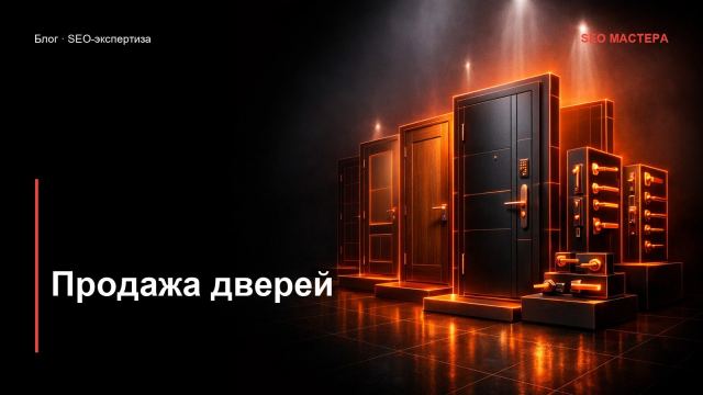 SEO для продажи дверей: каталог, замер и установка