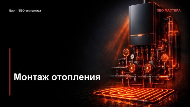 SEO для монтажа отопления: котельная под ключ и сезонный пик