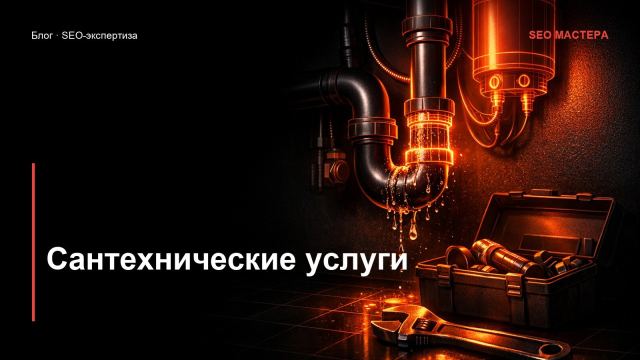 SEO для сантехнических услуг: аварийный спрос и выезд за час