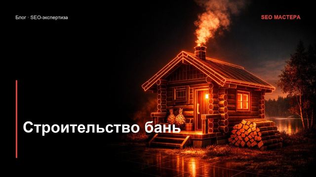SEO для строительства бань: проекты, сроки и цена под ключ