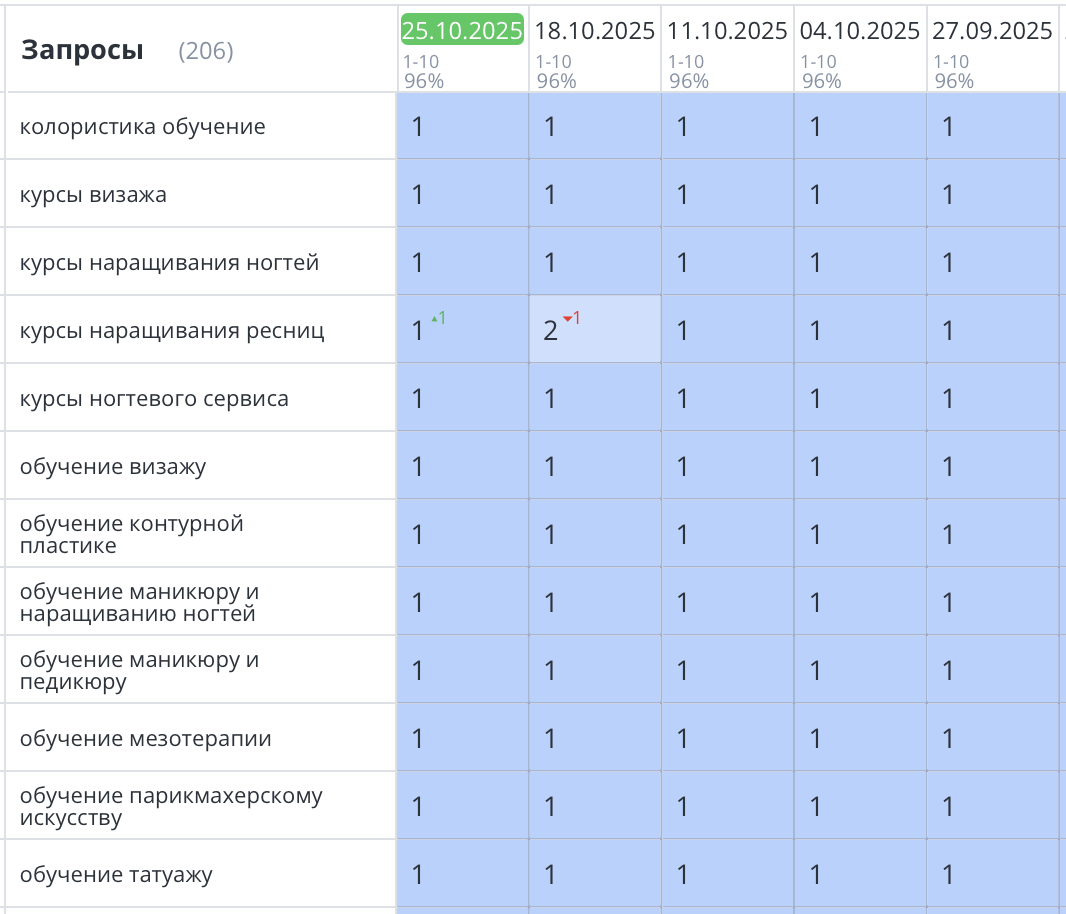 Продвижение сайта академии стиля в Ставрополе