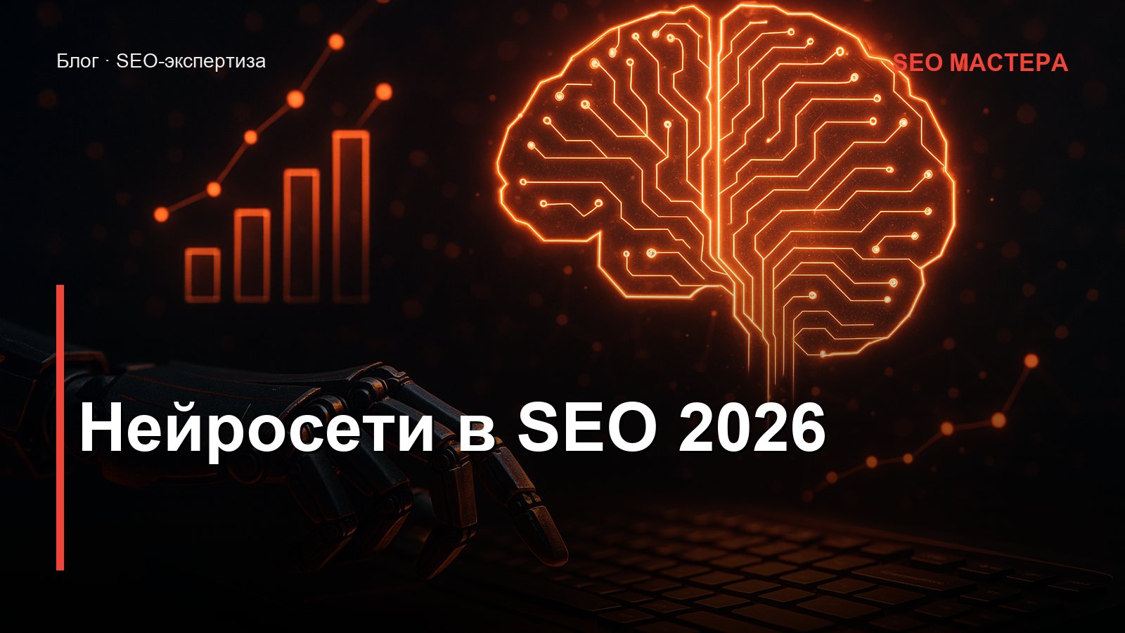 Нейросети в SEO 2026 — иллюстрация к статье блога SEO Мастера