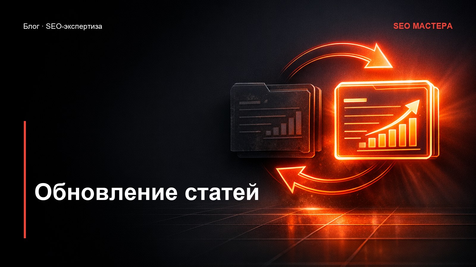 Обновление старых статей: рост трафика без нового контента — иллюстрация к статье блога SEO Мастера