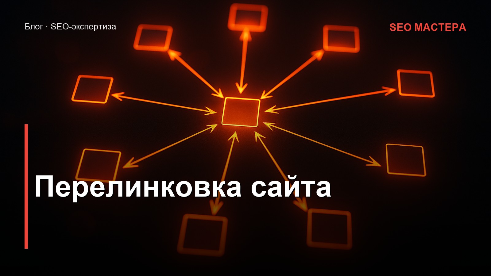 Внутренняя перелинковка сайта — иллюстрация к статье блога SEO Мастера