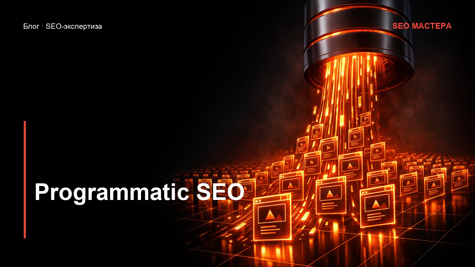Programmatic SEO: тысячи посадочных страниц на автомате — иллюстрация к статье блога SEO Мастера