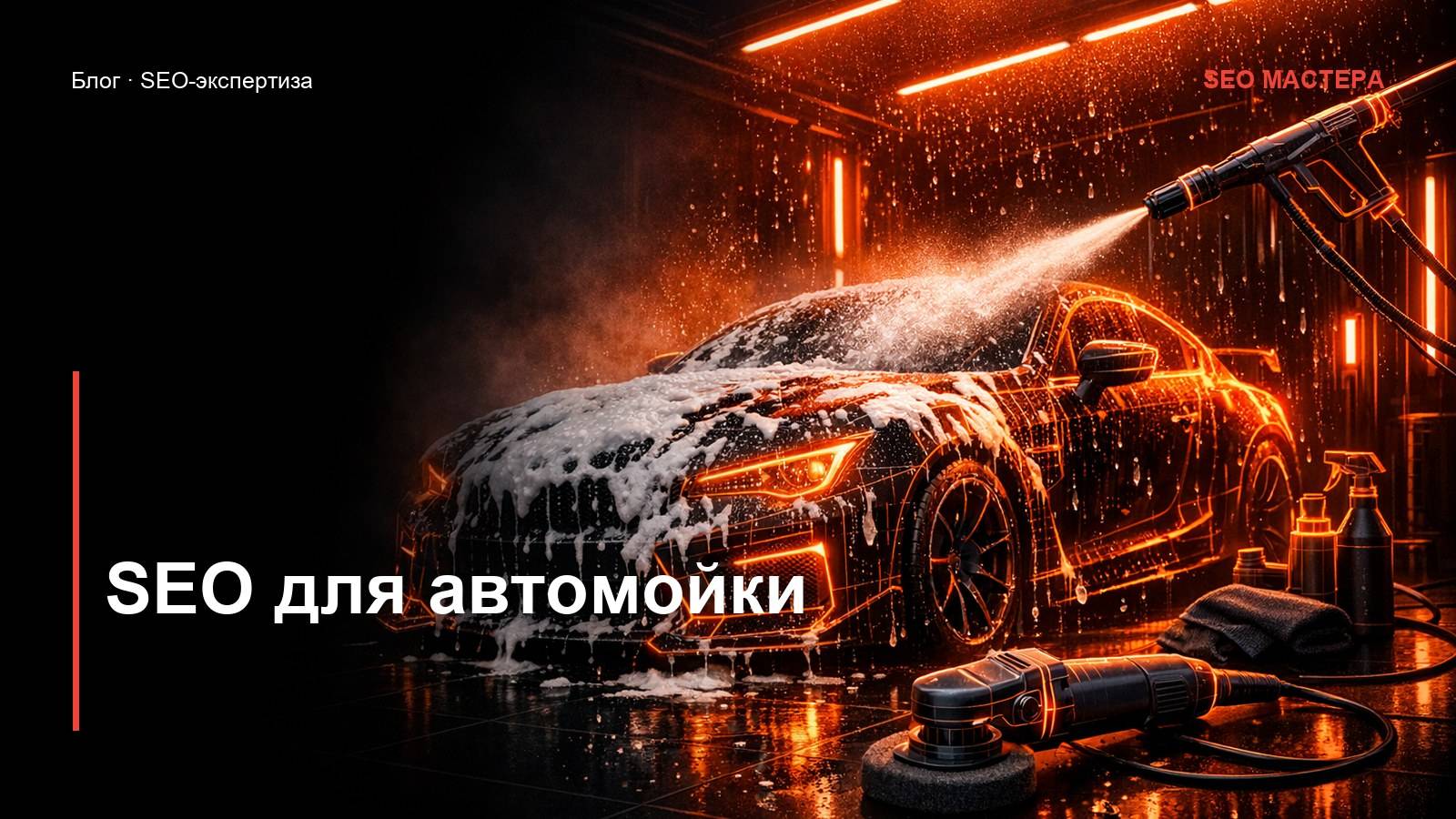SEO для автомойки и детейлинга: клиентов приводят карты и запросы «рядом» — иллюстрация к статье блога SEO Мастера