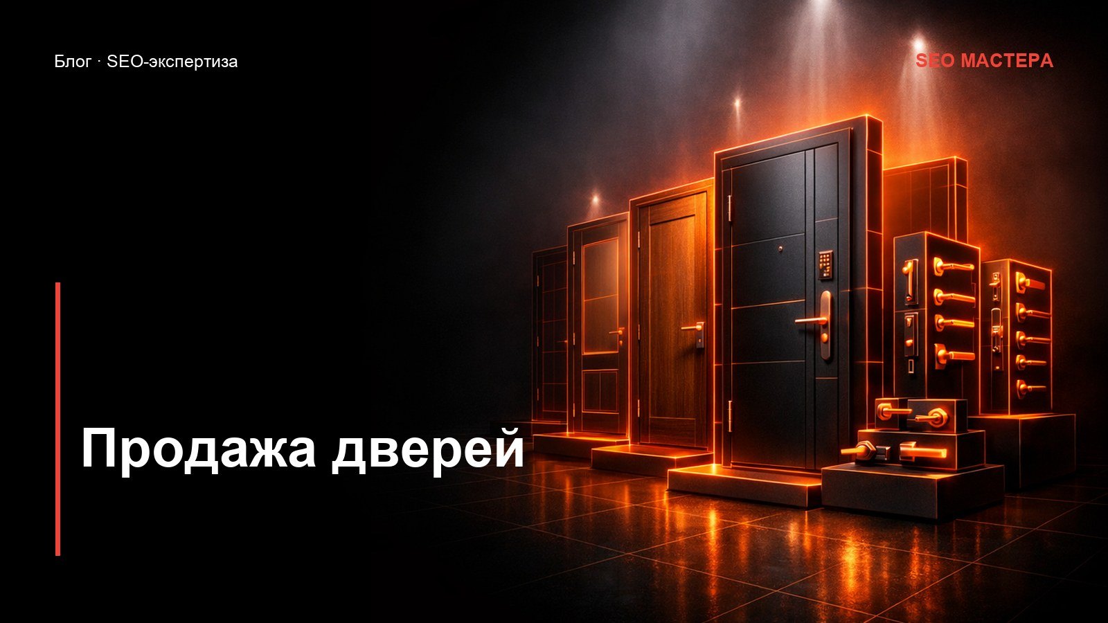 SEO для продажи дверей: каталог, замер и установка — иллюстрация к статье блога SEO Мастера