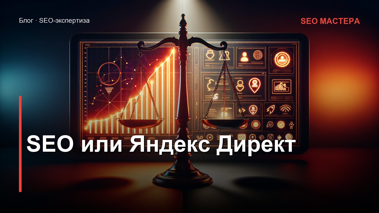 SEO или Яндекс.Директ — иллюстрация к статье блога SEO Мастера