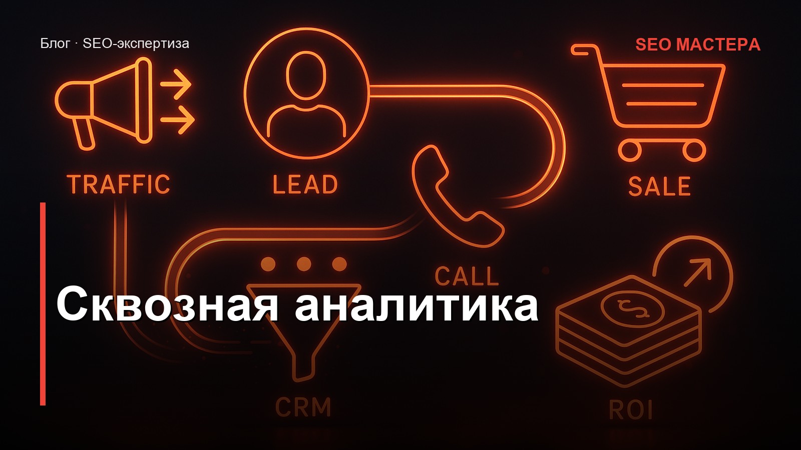 Сквозная аналитика для SEO — иллюстрация к статье блога SEO Мастера
